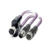 Phoenix Contact 1514579 SAC Cable 0.5m 5P Shielded Violet