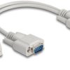 adapter VGA Delock Delock - Serieller Splitter - DB-9 (W) zu DB-9 (M) 67160, 0.30 m