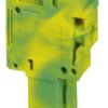 Plug, 1 pole, 0.2-6.0 mm², yellow/green for space-saving potential distribution, 3060720