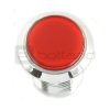Arcade Push Button 3,3cm srebrna obudowa - czerwony z podświetlenim