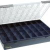 Assortment box, with 32 drawers, blue, (W x D) 338 x 260 mm, ASSORTER 4-32