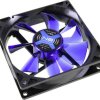 NoiseBlocker BlackSilent XE2 Wentylator do obudowy PC czarny, niebieski (przezroczysty) (S x W x G) 92 x 92 x 25 mm