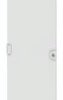 Door, double beard, hinge left, rectangular, sheet steel, (W x H x D) 400 x 2000 x 25 mm, light gray, 8PQ2197-4BA05