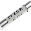Bezpiecznik 2.5A 6.3 x 32mmFF 500V ac RS PROIEC 60127