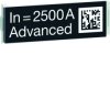 ACB HW+ Wtyczka znamionowa wyłącznika 2500A Advanced HWW711H