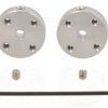 Pololu Universal Aluminum Mounting Hub for 3mm Shaft, #2-56 Holes (2-Pack)