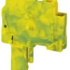 Plug, spring balancer connection, 0.08-4.0 mm², 1 pole, 24 A, 6 kV, yellow/green, 3043271