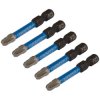 Draper Expert 05648 PZ-Type Impact S/Driver Bits No3x50mm 1/4" Hex 5Pc