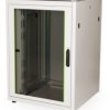 Server cabinet, 22 U, (H x W x D) 1164 x 800 x 800 mm, IP20, sheet steel, light gray, DN-19 22U-8/8-1