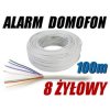 PRZEWÓD ALARMOWY DOMOFONOWY YTDY 8X0,5 - 100M* 5631K