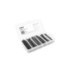 Rurki termokurczliwe komplet 170szt 10cm czarne / NAR0386