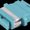 BS07-60062 FO coupler, SC / SC, duplex, aqua