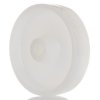 Kółko do wózka, Lite, Poliamid, Biały, obc.: 250kg, śred.: 125mm, szer.: 30mm
