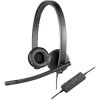 Logitech 981-000575 H570e On-ear headset Corded Stereo Black Noise cancelling