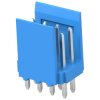 Pin header, 8 pole, pitch 2.54 mm, straight, blue, 281739-4