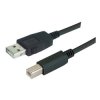 Kabel USB Złącze A USB A Złącze B USB B dł. 3m Przewód USB USB 2.0