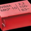 MKP film capacitor, 100 nF, ±10 %, 2 kV (DC), PP, 27.5 mm, MKP1U031006D00KSSD