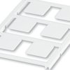 PA device marker, (L x W) 21.9 x 21.9 mm, white, sheet with 6 pcs, 0825463
