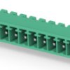 PCB terminal, 16 pole, pitch 3.81 mm, AWG 30-14, 11 A, pin, green, 1-284513-6