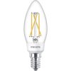 Philips 77215400 LED Candle Bulb Warm White Dimmable E14 5W EEC F