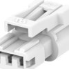 Plug housing, 3 pole, pitch 2.5 mm, straight, natural, 2321918-3