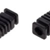 ODGIETKA-7/100 Odgiętka na kabel wychodzący z obudowy 7mm - czarna - opakowanie 100 sztuk