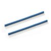 Listwa goldpin niebieska 2.54mm 1x40 pin (2 sztuki)