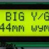 AC-1602C-YIY Y/G-E6 16x2 LCD POWERTIP