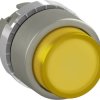 Przycisk, kolor: Żółty, ABB, 1SFA1