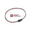 Złącze 2-stykowe DC kpl. mini z przew. szybkozł. JST SM 2,54mm 2 pin wty