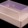 ABS enclosure, (L x W x H) 165 x 85 x 85 mm, light gray (RAL 7035), IP65, RP1185C