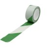 Taśma ostrzegawcza szerokość 50mm Zielony/biały Taśma do wyznaczania ciągów komunikacyjnych RS PRO PVC grubość 0.15mm
