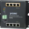 Tak Switch Ethernetu przemysłowego 8-portowy , Planet Przełącznik zarządzalny