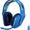 Logitech Gaming G733 LIGHTSPEED Słuchawki nauszne bezprzewodowa 7.1 Surround niebieski regulacja głośności gaming