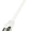 kabel LAN LogiLink CP2031S, 1 szt., RJ45, CAT 6, F/UTP, 1.00 m, biały