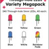Chibitronics Through-hole led variety megapack (240 leds)