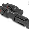 60022 DL4 Solar Connector 1 x male to 2 x female