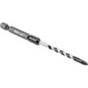 Stone/tile drill bits, Ø 5.5 mm, 1/4" bit, 105 mm, arrowhead, carbide, T3115 055