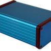 Aluminum enclosure, (L x W x H) 120 x 78 x 43 mm, blue, IP54, 1455K1201BU