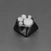 Adafruit Black Aluminum Kitty Paw Keycap with Translucent Silicone Toes