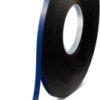 High-efficiency adhesive tape, 9 x 2 mm, double sided, foamed acrylate, black, 18 m, 07078-00008-24