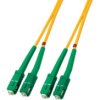 Duplex-jumper, SC to SC, 0.5 m, OS2, singlemode 9/125 µm, O2561.0,5