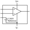 Low-power comparator with reference (push-pull)
