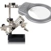 Velleman Helping hand with magnifier, led light and soldering stand