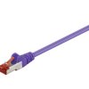 Kabel Patchcord CAT 6 S/FTP PIMF RJ45/RJ45 0.15m fioletowy