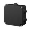 Puszka Hermetyczna N/T Pk-2 108X108x58mm Pusta Ip55 Czarna 0222-09