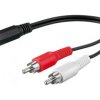 Kabel przejściowy jack Cinch (RCA) 3,5 mm