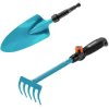 GARDENA 17354-60 Combisystem Tool Set: Trowel Rake Handle for Planting