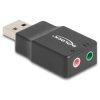 Delock 66634 2.0 Sound card, external