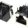 Złącze RJ45 Żeński Złącze RJ45 Przewlekany Cat3 TE Connectivity, 90°, 8P8C-żyłowe